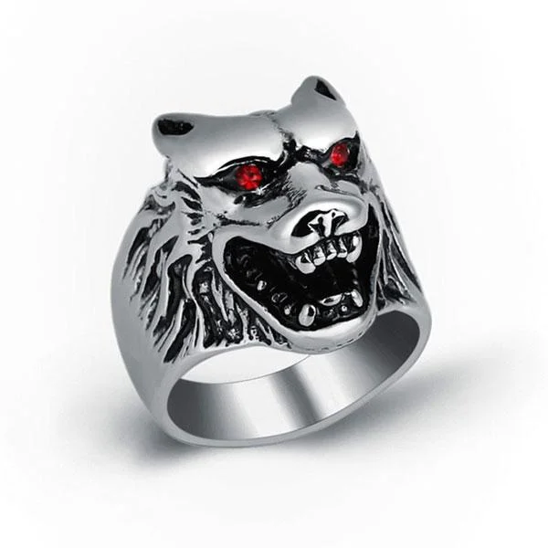 Bague Rock Loup