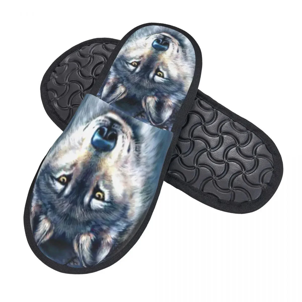Détails des Chaussons Loup