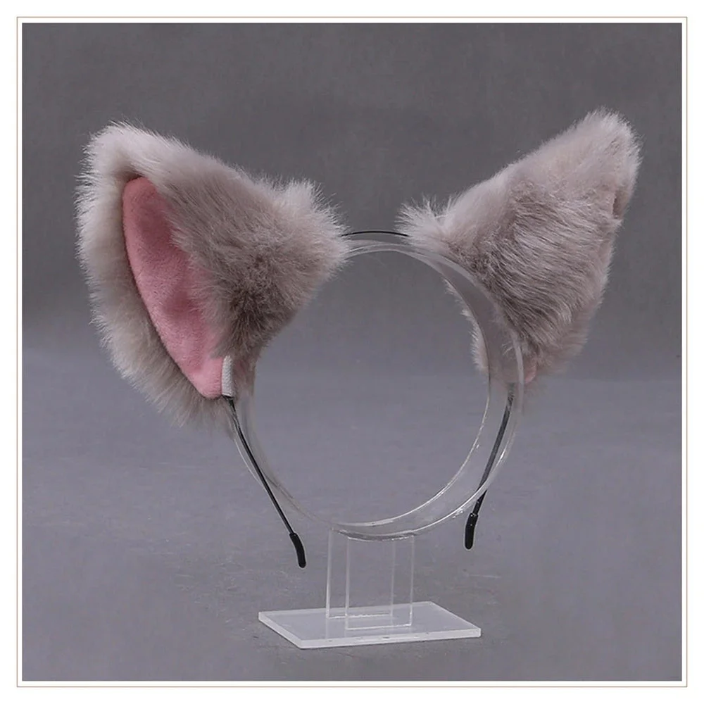 OREILLES DE LOUP GRISES ÉLÉGANTES