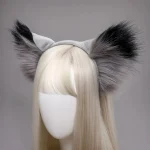 OREILLES DE LOUP GRISES & NOIRES MAJESTUEUSES