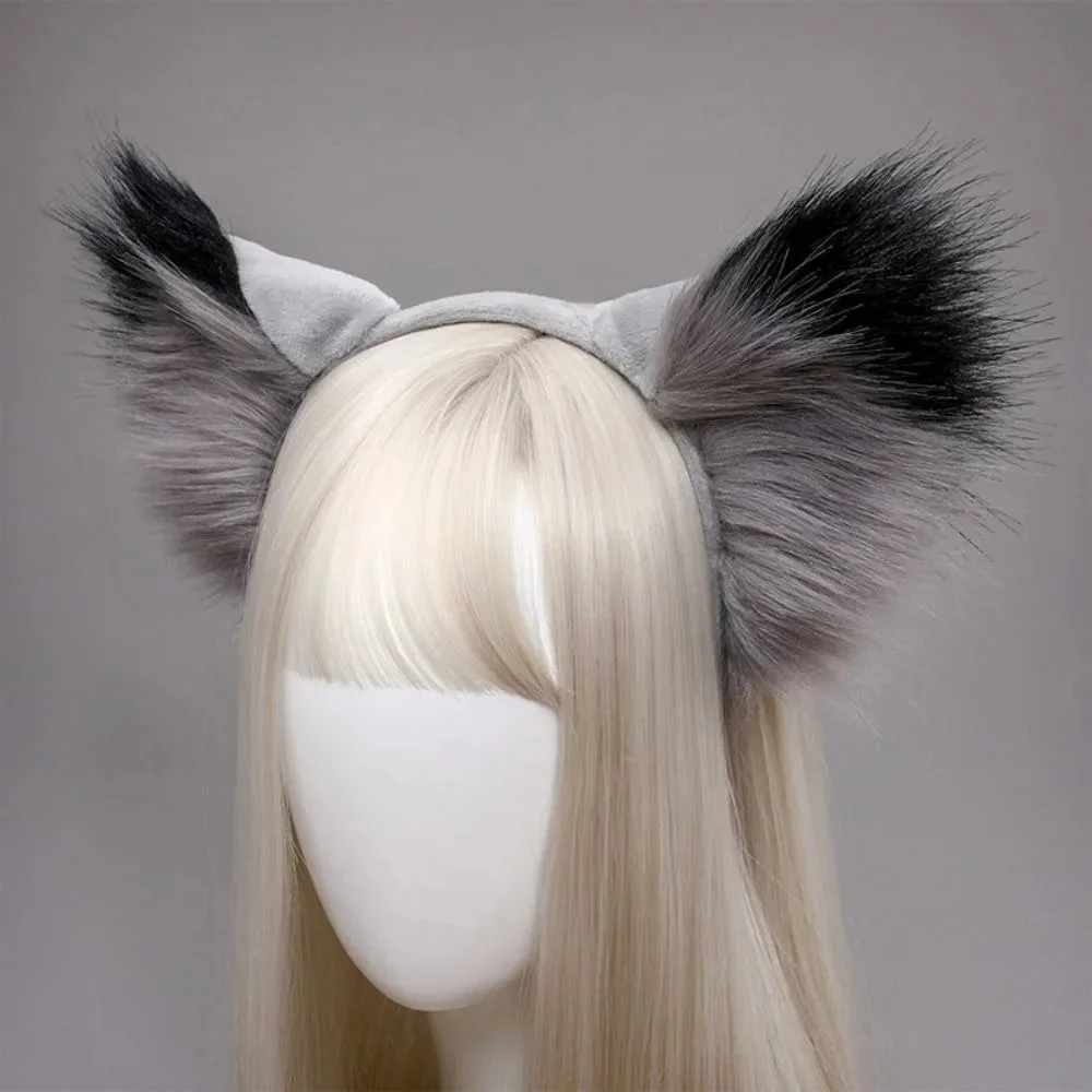 OREILLES DE LOUP GRISES & NOIRES MAJESTUEUSES
