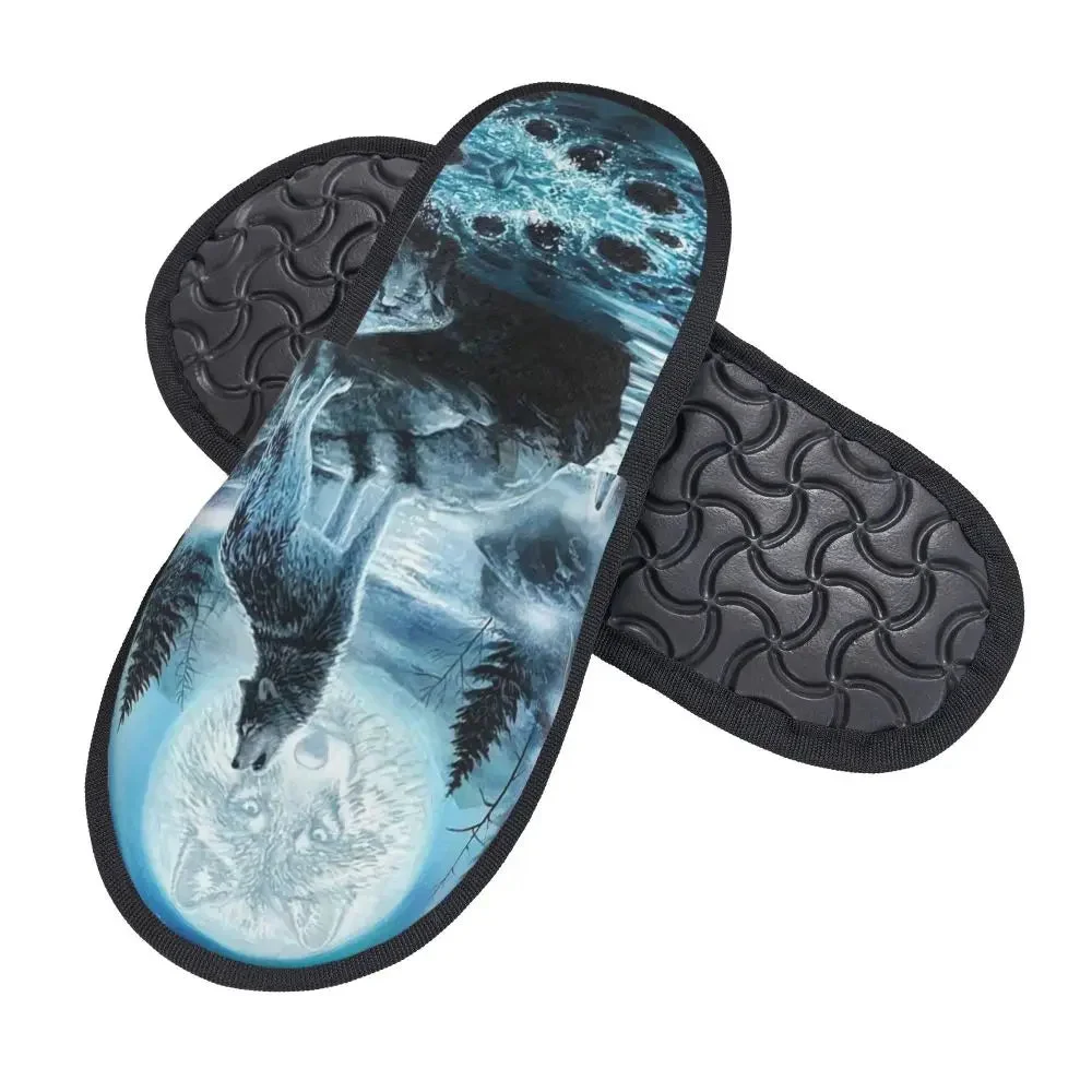 Chaussons Loup Confortables