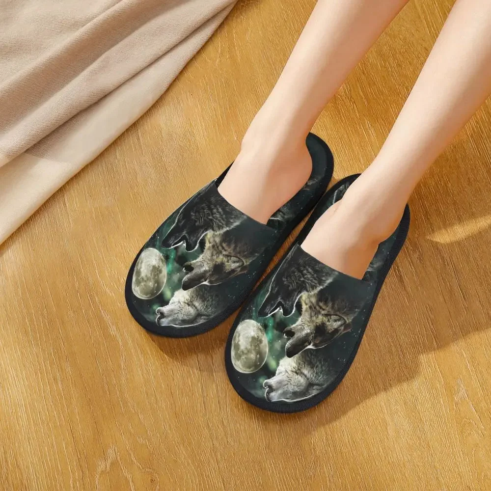 Détails des Chaussons Loup Trio Lunaire