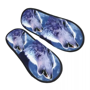 CHAUSSONS LOUP HURLEMENT LUNAIRE