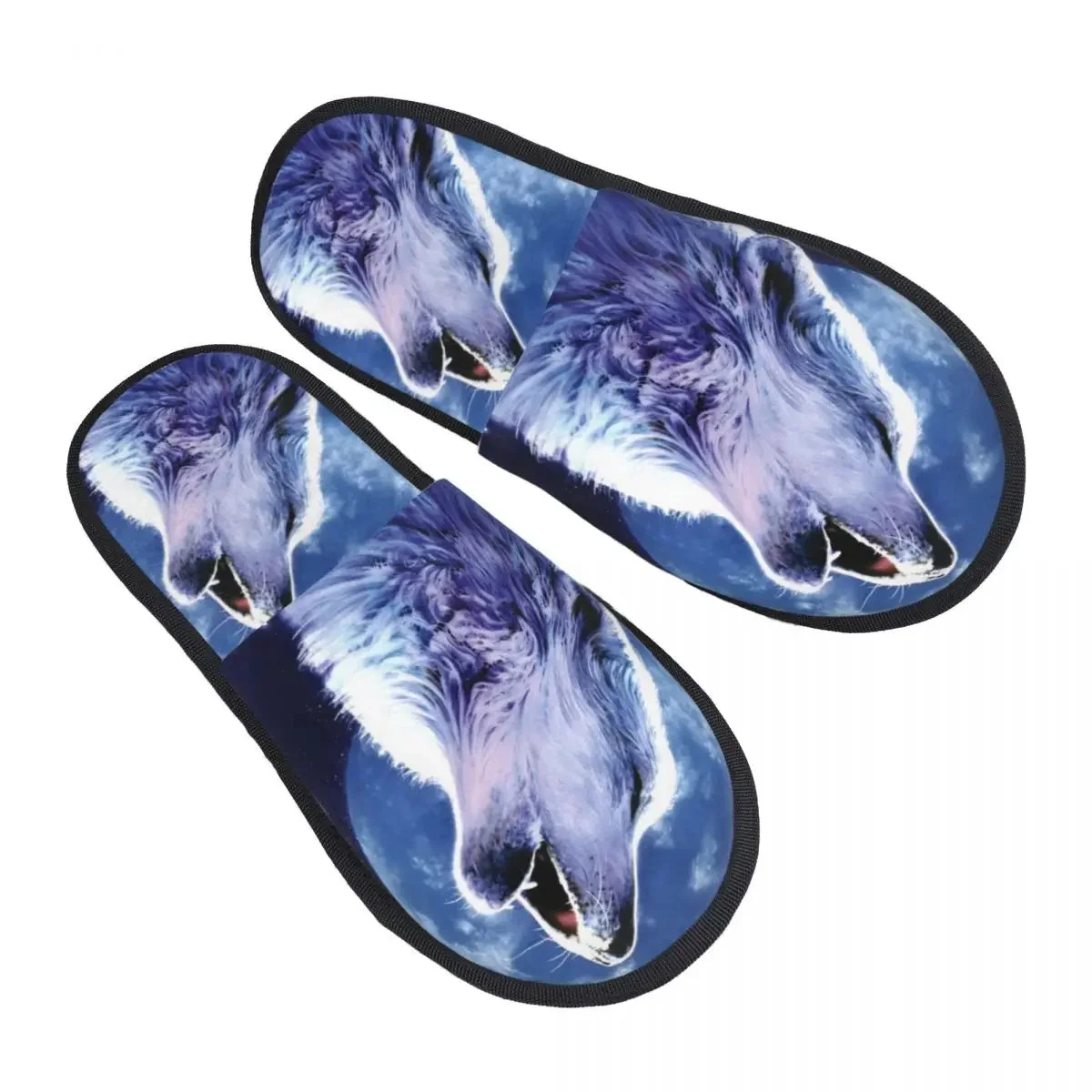 Chaussons Loup Hurlement Lunaire