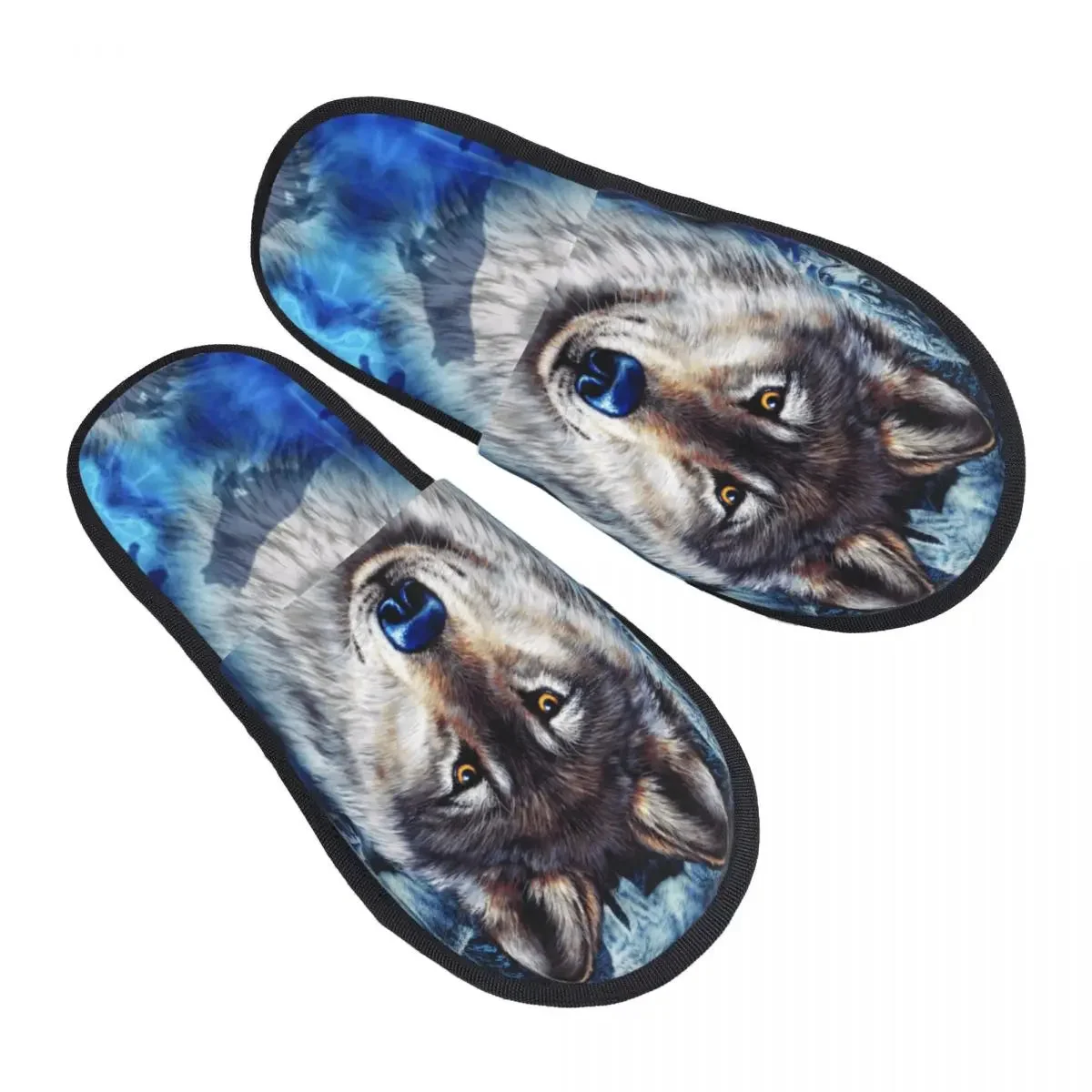 Chaussons Loup Bleu Hurleur