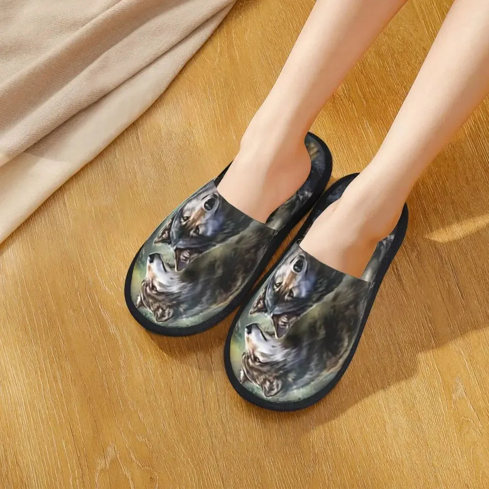 Chaussons Loup Sauvage en Détail