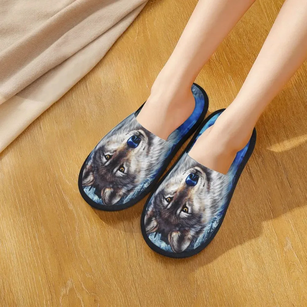 Chaussons Loup Bleu Hurleur