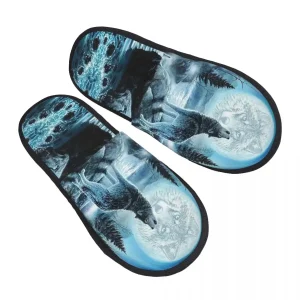 CHAUSSONS LOUP SOUS LA LUNE