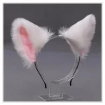 OREILLES DE LOUP BLANCHES ÉLÉGANTES