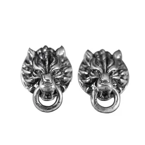 BOUCLES D'OREILLES LOUP GOTHIQUES