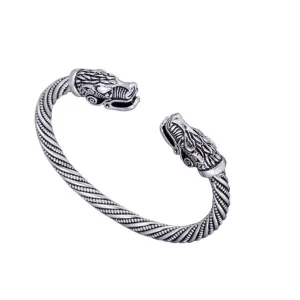 BRACELET LOUP FEMME (ACIER)