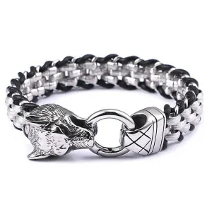 BRACELET LOUP FENRIR (ACIER)