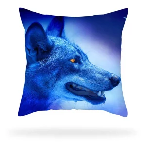 HOUSSE DE COUSSIN LOUP FÉROCE